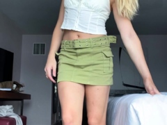 Tiny small tits shemale gets stuffed