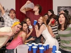 18, デカチン, フェラチオ, バック, 自然山雀, パーティ, ティーン, オッパイの