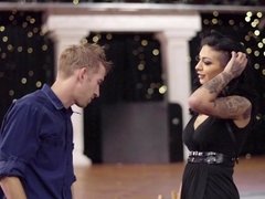 Leie, Grosser schwanz, Blasen, Braunhaarige, Spermaladung, Hardcore, Hd, Weibliche ejakulation