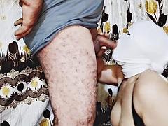 Ahmed Pounds Egyptian BBW Samah in Hardcore Doggy Style with Irritating Clear Moans and Egyptian Arab Slang