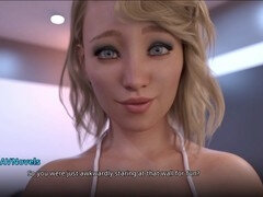 3 dimensionaal, Enthousiasteling, Kont naar mond, Grote kont, Bruinharig, Spel