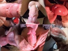 Pov-compilation, cum-mouth, point-of-view
