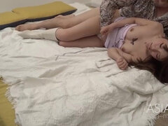 アジア人, フェラチオ, 浮気者, 中出し, 彼女, Hd, キス, オマンコ