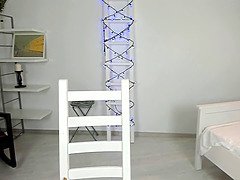 Tridimensionnel, Anal, Blonde, Noir ébène, Femme dominatrice, Mamie, Interracial, Webcam