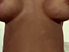 Big tits, Masturbation