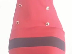 Susie Jackson Gives Us A Great Fitting, A Sexy Red Dress And A Thong And Bicensored Nude