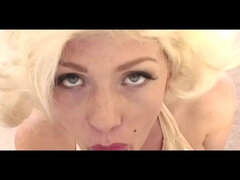 Tridimensionnel, Cul, Blonde, Tir de sperme, En levrette, Hd, Pov, Réalité