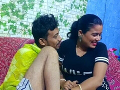 Desi Bhabhi in Short Dress Gets Hard Fuck by Devar - Tight Pussy Action