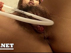 Enthousiasteling, Aziatisch, Gek, Hd, Likken, Pissen, Spuiten, Strak