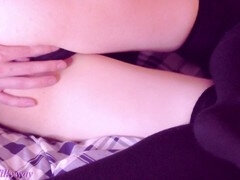 Chinesisch, Spermaladung, Japanische massage, Latex, Zierlich, Muschi, Socken, Strümpfe