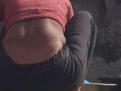 18 ans, Amateur, Tante, Salle de bains, Collant, Public, Chatte, Jarretelles