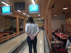 素人, カップル, チェコ, 彼女, Hd, お金, 公共, 妻