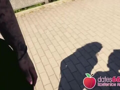 Blondine, Blasen, Braunhaarige, Auto, Hd, Im freien, Pov, Öffentlich