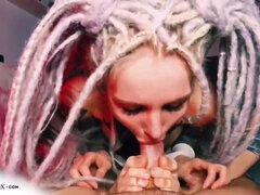 Amateur, En gros plan de très près, Éjaculer dans la bouche, Tir de sperme, Queue, Orgasme, Pov, Tatouage