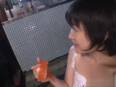 Asiatisch, Blasen, Kehlenfick, Schwanz, Hardcore, Hd, Japanische massage, Muschi