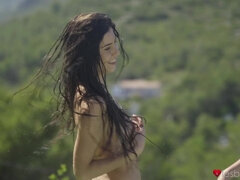 Lustful young lesbians crazy porn clip