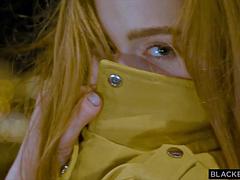 Tussi, Grosser schwanz, Schwarz, Blasen, Schwarz, Interrassisch, Rotschopf, Titten