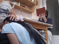 Petite amie, Fait maison, Cuisine, Lesbienne, Orgasme, Chatte, Mouillée