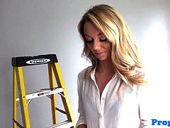 Model realtor pounds handyman to ease off her