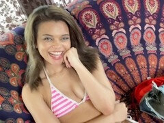 MILF Hunter bangs friend's teen daughter and cums on her bushy twat on boat