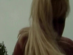 Horney MILF gets fucked on the beach