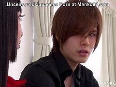 アジア人, フェラチオ, 指いじり, 手コキする, 日本人, なめる, オマンコ, オッパイの