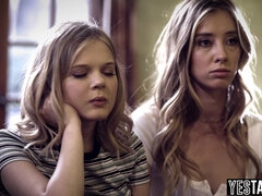 Blond, Pijpbeurt, Arts, Groep, Hardcore, Tiener, Trio, Tieten likken