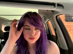 Belle grosse femme bgf, Gros seins, Voiture, Public, Nénés, Webcam