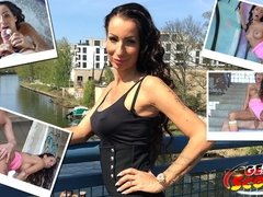 GERMAN SCOUT - FIRST TIME ANAL SEX FOR mommy AT STREET CASTING
