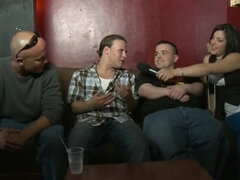 ブロンド, フェラチオ, 茶髪の, クラブ, ハードコア, オージー