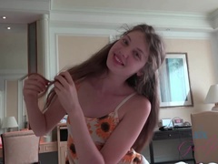 Amateur, Brunette brune, Queue, Doigter, Branlette thaïlandaise, Orgasme, Chatte, Mouillée