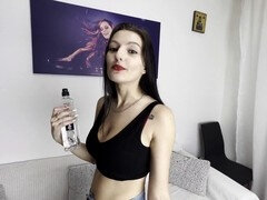 In den arsch, Grosser arsch, Lingerie, Nackt, Muschi