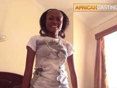 Real blowjob, dirty talk, real african amateur