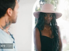 お尻, 黒人, フェラチオ, 人形, 黒人, 手コキする, 異人種間, ティーン