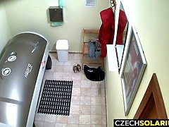 Tsjechisch, Hd, Likken, Masseren, Kut duiken, Zonnebank, Spion, Webcamera