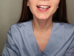 Leie, Arzt, Weibliche domination, Fetisch, Krankenschwester, Büro, Pov, Solo