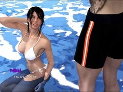 3d, 素人, アスtoマウス, デカ尻, ビキニ, 茶髪の, ゲーム