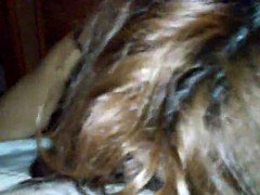 Beautiful girls sucks small cock and balls and swallows cum