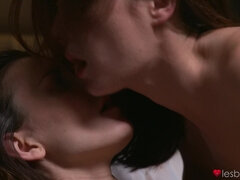 お尻, 美女, 茶髪の, レズビアン, なめる, オマンコ, ロシア人, オッパイの
