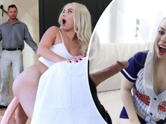 Blonde, Sucer une bite, Dingue, Éjaculer dans la bouche, Poilue, Hd, Cuisine, Orgasme