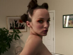 Morena, Hd, Tacones, Perforación, Calcetines, Solo, Calientapollas, Tetas