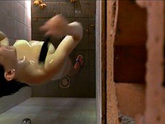 Leie, Französisch, Dusche, Titten, Spanner