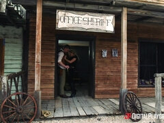 舐める尻, フェラチオ, ヨーロピアン, 開帳, 手コキする, 自然山雀, ショートヘア, 三人