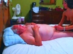 Massage and final blowjob at the nursing home