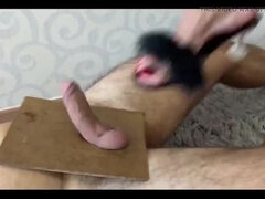 Sperma shot, Lul, Voeten, Dominante vrouw, Voeten fetish, Hd, Portugees, Slaaf