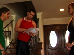 Большие сиськи, Блондинки, Минет, Грудастые, Милф, Натуральные сиськи, Втроем, Сиськи