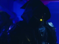 Buxom sluts Ella Hughes and Tru Kait threesome porn scene