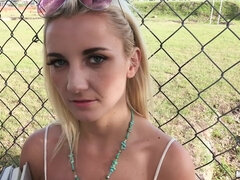 Culo, Chica, Rubia, Mamada, Pov, Público, Coño, Tetas