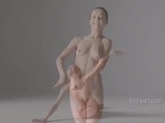 黒人, 軟体, 乳首, ヌード, 小柄, 剃毛, オッパイの