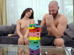Kylie Rocket and Xander Corvus play the game
